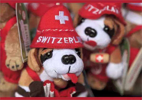 Switzerland, Valais, Zermatt, San Bernardo Souvenir toys