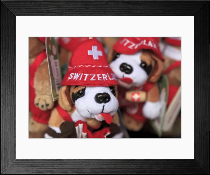 Framed Print : Switzerland, Valais, Zermatt, San Bernardo Souvenir toys Framed Print : Switzerland, Valais, Zermatt, San Bernardo Souvenir toys