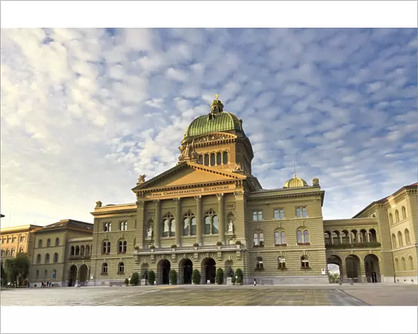 Switzerland, Bern, Bundeshauser (Houses of Parliament)