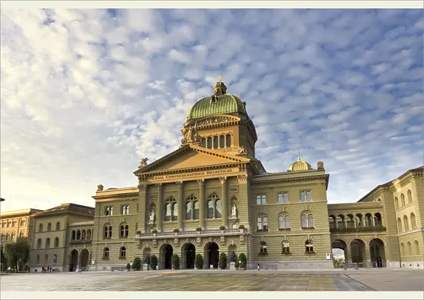 Switzerland, Bern, Bundeshauser (Houses of Parliament)