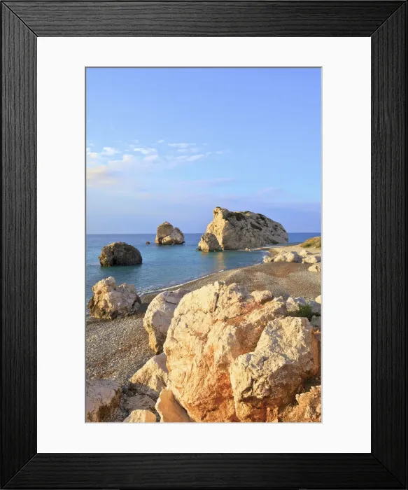 Framed Print : Aphrodites Rock, Paphos, Cyprus, Eastern Mediterranean Sea Framed Print : Aphrodites Rock, Paphos, Cyprus, Eastern Mediterranean Sea