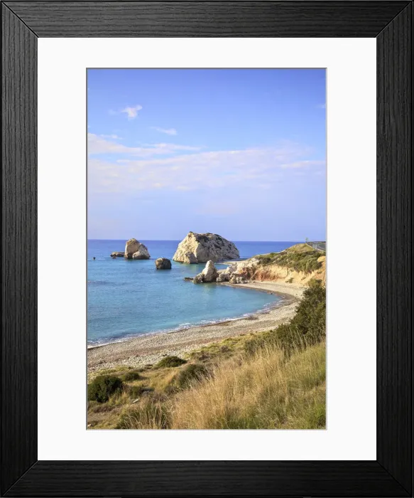 Framed Print : Aphrodites Rock, Paphos, Cyprus, Eastern Mediterranean Sea Framed Print : Aphrodites Rock, Paphos, Cyprus, Eastern Mediterranean Sea