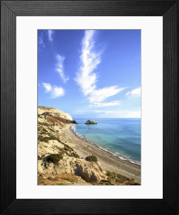 Framed Print : Saracen Rock, Paphos, Cyprus, Eastern Mediterranean Sea Framed Print : Saracen Rock, Paphos, Cyprus, Eastern Mediterranean Sea