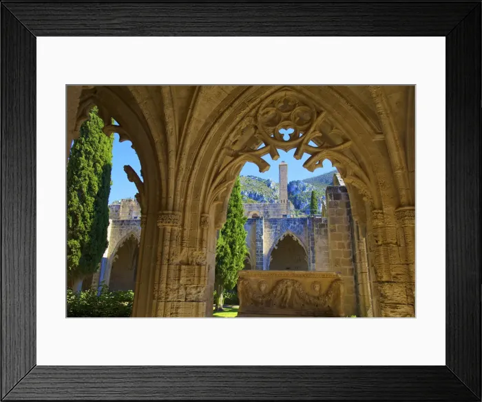 Framed Print : Bellapais Abbey, Bellapais, North Cyprus