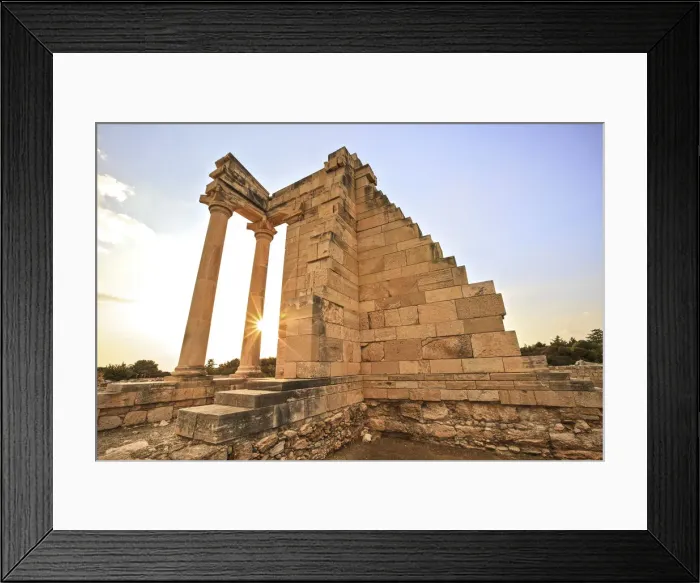 Framed Print : Temple of Apollo, Kourion, Cyprus, Eastern Mediterranean Sea Framed Print : Temple of Apollo, Kourion, Cyprus, Eastern Mediterranean Sea