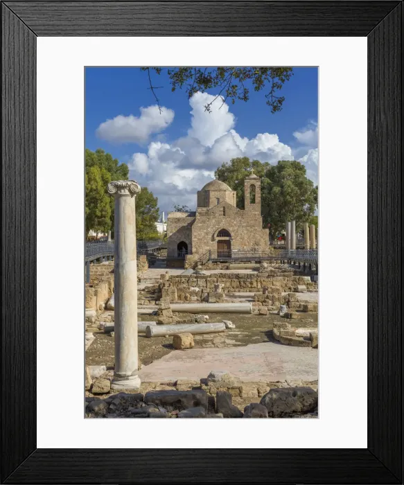 Framed Print : Pillar of St. Paul, Panagia Chrysopolitissa church, Paphos, Cyprus Framed Print : Pillar of St. Paul, Panagia Chrysopolitissa church, Paphos, Cyprus