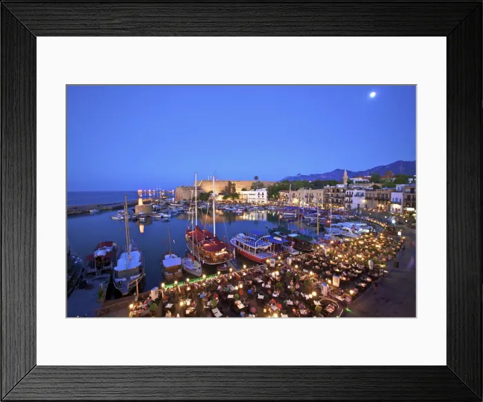 Framed Print : Kyrenia Castle and Harbour at Dusk, Kyrenia, North Cyprus Framed Print : Kyrenia Castle and Harbour at Dusk, Kyrenia, North Cyprus