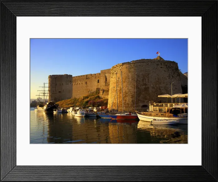 Framed Print : Kyrenia Castle and Harbour, Kyrenia, North Cyprus Framed Print : Kyrenia Castle and Harbour, Kyrenia, North Cyprus