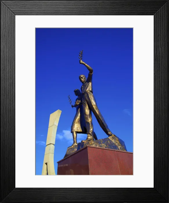 Framed Print : Limassol Martyrs Monument, Kyrenia, North Cyprus