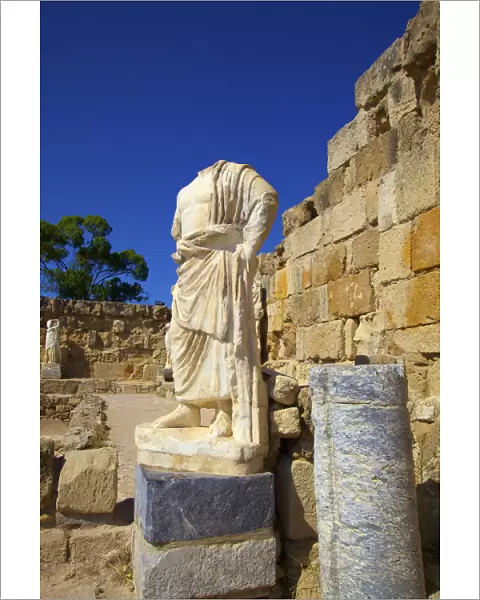 Statue in the Gymnasium, Salamis, North Cyprus