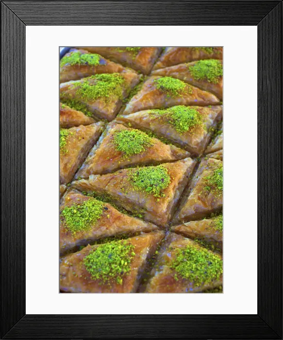 Framed Print : Turkish Pastry, North Cyprus Framed Print : Turkish Pastry, North Cyprus