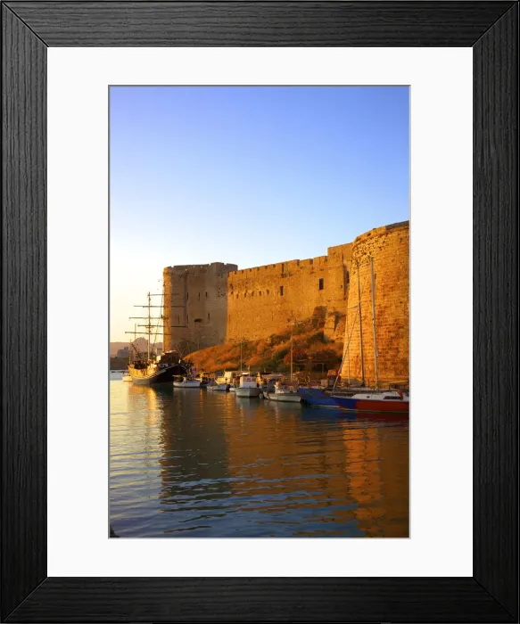 Framed Print : Kyrenia Castle and Harbour, Kyrenia, North Cyprus Framed Print : Kyrenia Castle and Harbour, Kyrenia, North Cyprus