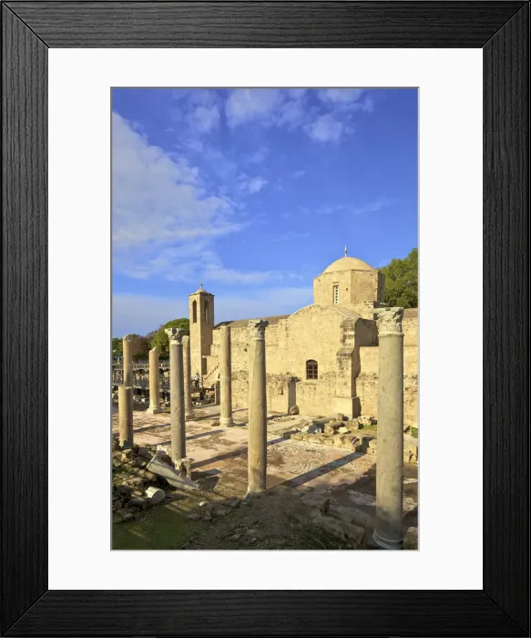 Framed Print : 12th Century Stone Church of Agia Kyriaki, Pathos, Cyprus, Eastern Mediterranean Sea Framed Print : 12th Century Stone Church of Agia Kyriaki, Pathos, Cyprus, Eastern Mediterranean Sea