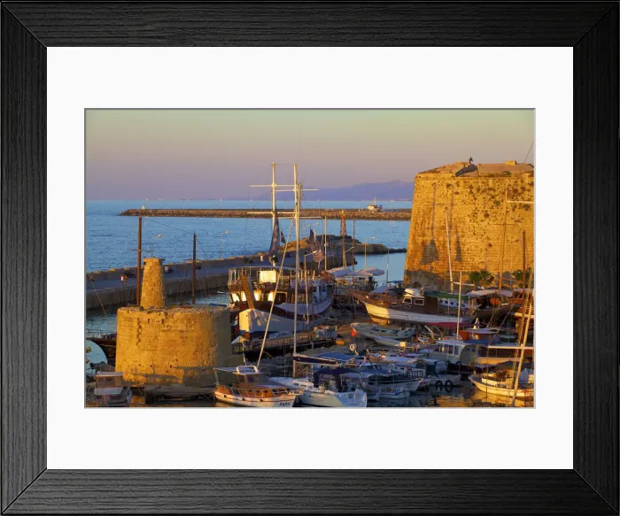 Framed Print : Kyrenia Castle and Harbour, Kyrenia, North Cyprus Framed Print : Kyrenia Castle and Harbour, Kyrenia, North Cyprus