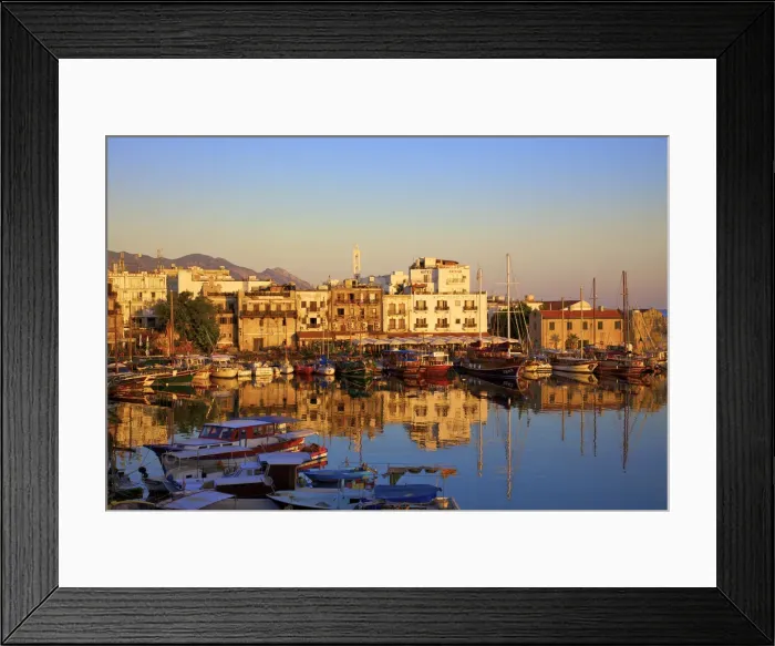Framed Print : Kyrenia Harbour, Kyrenia, North Cyprus Framed Print : Kyrenia Harbour, Kyrenia, North Cyprus