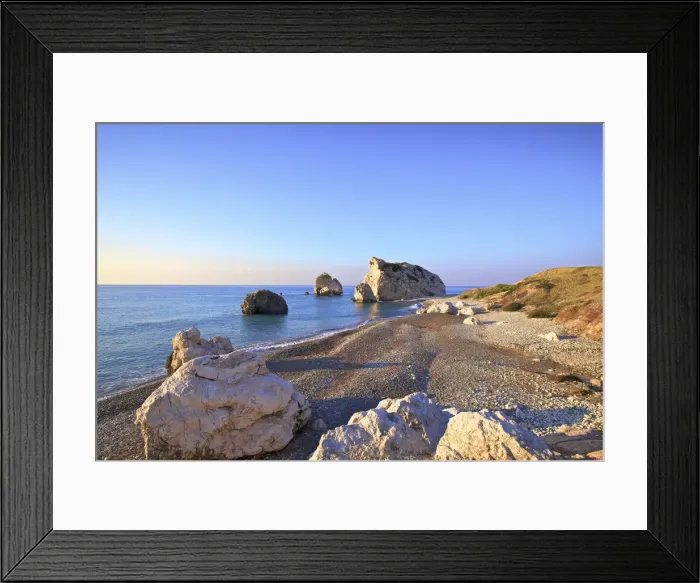 Framed Print : Aphrodites Rock, Paphos, Cyprus, Eastern Mediterranean Sea Framed Print : Aphrodites Rock, Paphos, Cyprus, Eastern Mediterranean Sea