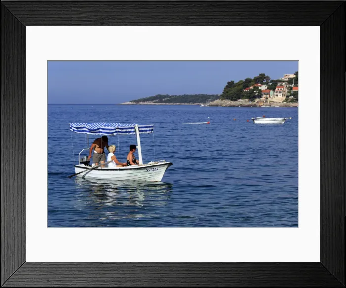 Framed Print : Prizba town, Island of Korcula, Dalmatian coast, Croatia Framed Print : Prizba town, Island of Korcula, Dalmatian coast, Croatia