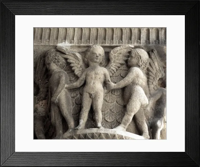 Framed Print : Carved column capital of Rectors palace, Dubrovnik, Dalmatia, Croatia Framed Print : Carved column capital of Rectors palace, Dubrovnik, Dalmatia, Croatia