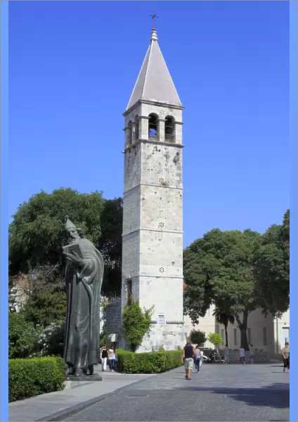 Statue of bishop Gregory of Nin (Grgur Ninski), Split, Dalmatia, Croatia