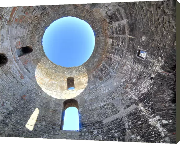 Oculus of Vestibule of Diocletians Palace, Split, Dalmatia, Croatia