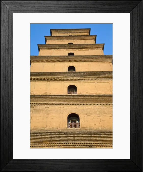 Framed Print : China, Shaanxi, Xi an, Big Goose Pagoda