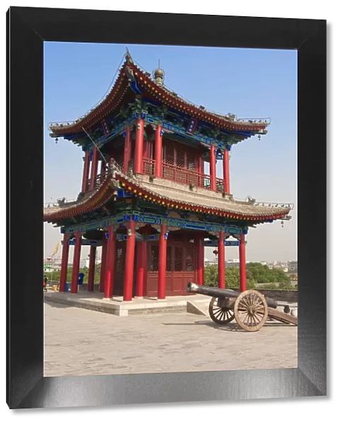 China, Shaanxi, Xi an, Watch tower on Ancient City Walls