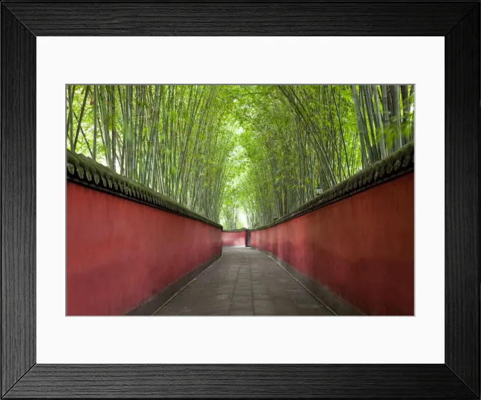 Framed Print : Walkway with bamboo canopy, Wuhou Shrine, Chengdu, Sichuan, China Framed Print : Walkway with bamboo canopy, Wuhou Shrine, Chengdu, Sichuan, China