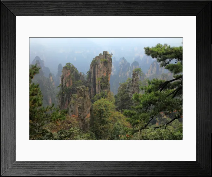 Framed Print : Zhangjiajie National Forest Park, Hunan, China Framed Print : Zhangjiajie National Forest Park, Hunan, China