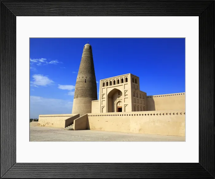 Framed Print : Emin Minaret (1779), Turpan, Turpan Prefecture, Xinjiang Uyghur Autonomous Region, China Framed Print : Emin Minaret (1779), Turpan, Turpan Prefecture, Xinjiang Uyghur Autonomous Region, China