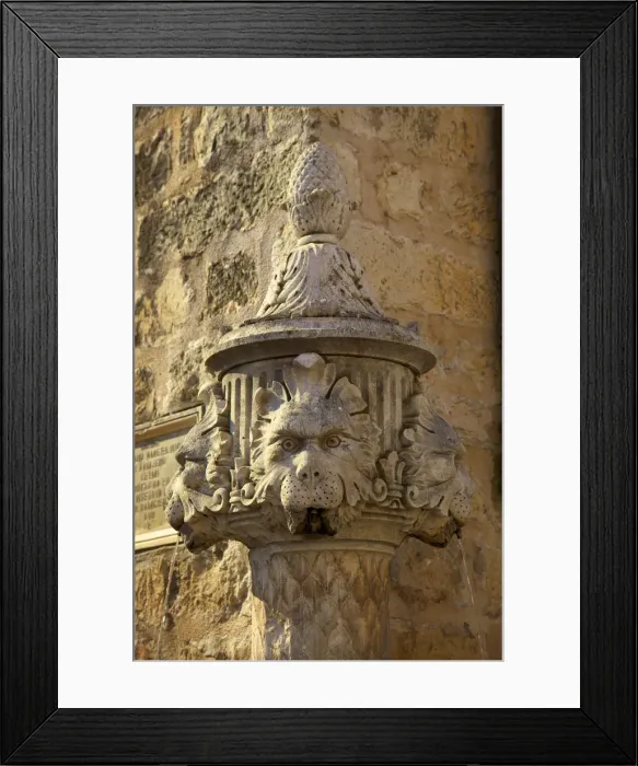 Framed Print : Fountain, Gundulic Square, Dubrovnik, Dalmatia, Croatia Framed Print : Fountain, Gundulic Square, Dubrovnik, Dalmatia, Croatia