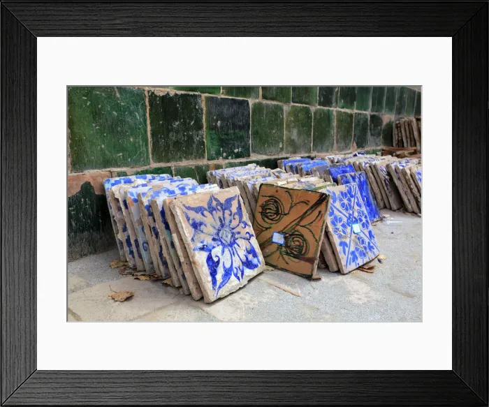 Framed Print : Ceramic tiles, Afaq Khoja tomb, Kashgar (Kashi), Kashgar Prefecture, Xinjiang Uyghur Framed Print : Ceramic tiles, Afaq Khoja tomb, Kashgar (Kashi), Kashgar Prefecture, Xinjiang Uyghur