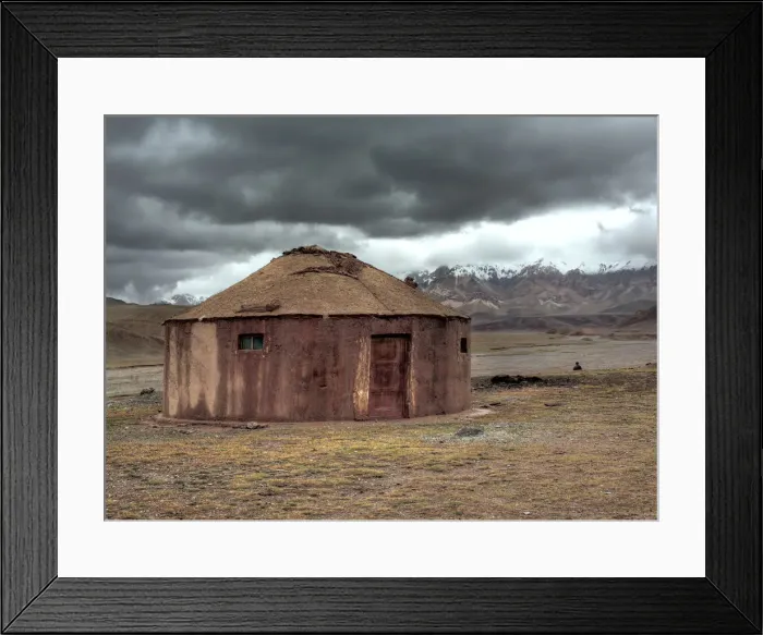 Framed Print : Mud house, road from Kashgar to Torugart pass, Kizilsu Prefecture, Xinjiang Uyghur Framed Print : Mud house, road from Kashgar to Torugart pass, Kizilsu Prefecture, Xinjiang Uyghur