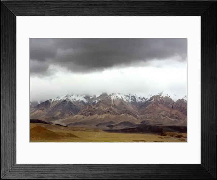 Framed Print : Landscape, road from Kashgar to Torugart pass, Kizilsu Prefecture, Xinjiang Uyghur Framed Print : Landscape, road from Kashgar to Torugart pass, Kizilsu Prefecture, Xinjiang Uyghur