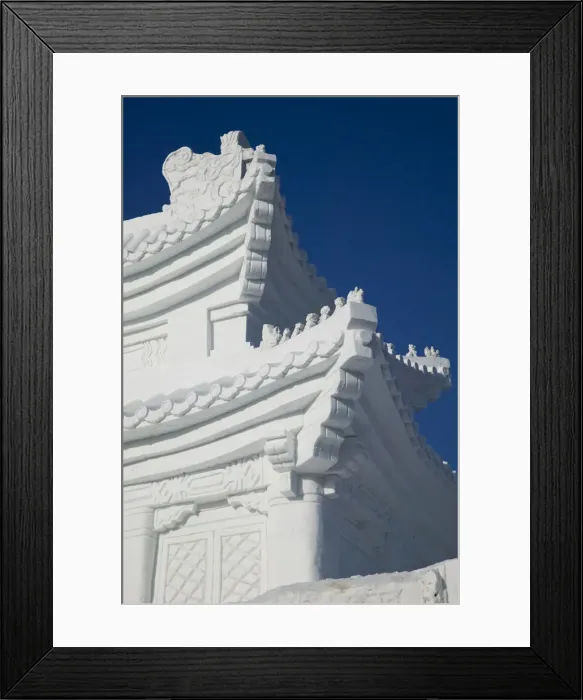 Framed Print : China, Heilongjiang, Harbin International Sun Island Snow Sculpture Art Fair Framed Print : China, Heilongjiang, Harbin International Sun Island Snow Sculpture Art Fair