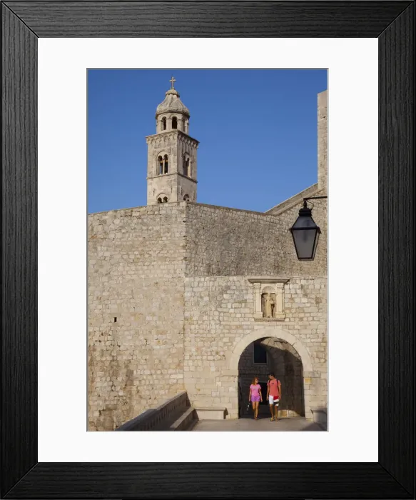 Framed Print : Inner Ploce Gate and Asimon Tower, Dalmatia, Dubrovnik, Croatia Framed Print : Inner Ploce Gate and Asimon Tower, Dalmatia, Dubrovnik, Croatia