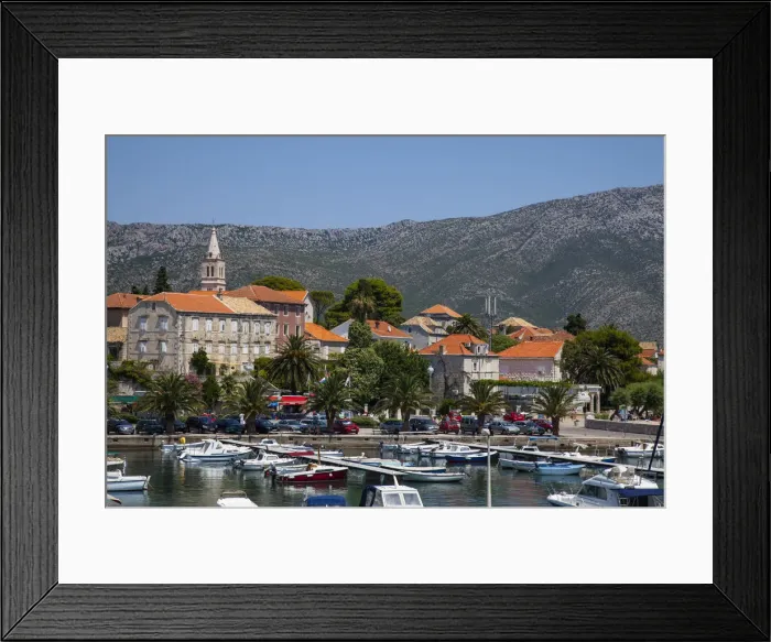 Framed Print : Orebic Harbour, Dalmatia, Croatia Framed Print : Orebic Harbour, Dalmatia, Croatia