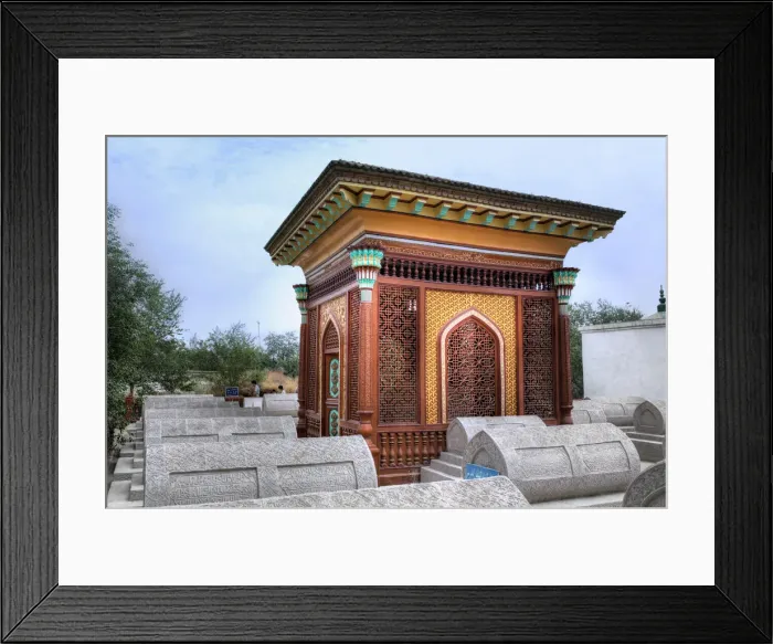 Framed Print : Tombs of Yarkand Khans near the Altyn Mosque, Yarkant, Yarkant County, Xinjiang Uyghur Framed Print : Tombs of Yarkand Khans near the Altyn Mosque, Yarkant, Yarkant County, Xinjiang Uyghur