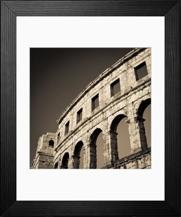 Framed Print : Croatia, Istria, Pula, Pula Arena, Roman Amphitheatre Framed Print : Croatia, Istria, Pula, Pula Arena, Roman Amphitheatre