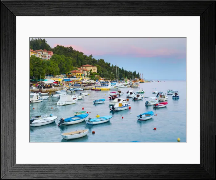 Framed Print : Croatia, Istria, Rabac Framed Print : Croatia, Istria, Rabac