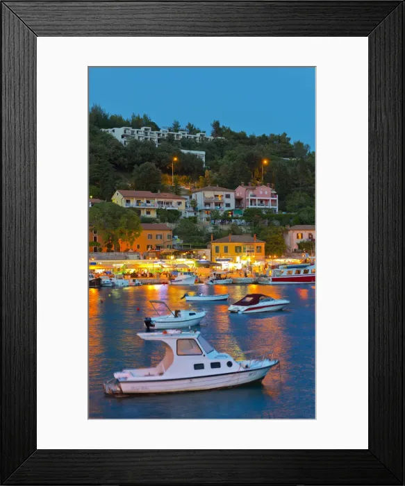 Framed Print : Croatia, Istria, Rabac