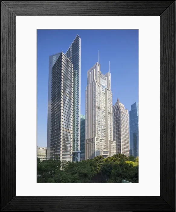 Framed Print : Lujiazui financial district, Pudong, Shanghai Tower, Shanghai, China Framed Print : Lujiazui financial district, Pudong, Shanghai Tower, Shanghai, China
