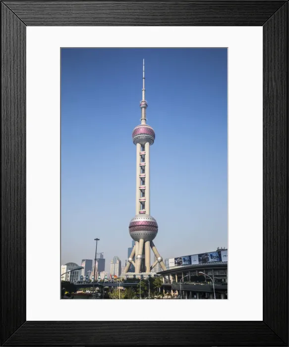 Framed Print : Oriental Pearl Tower, Pudong, Shanghai, China Framed Print : Oriental Pearl Tower, Pudong, Shanghai, China
