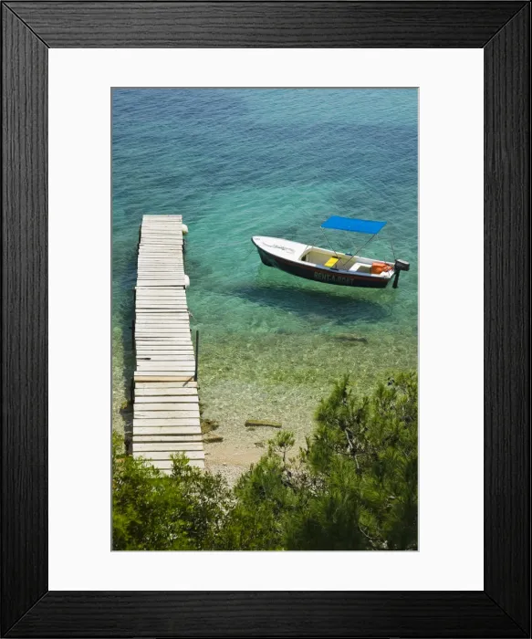Framed Print : Croatia, Central Dalmatia, Brac Island, Bol, Hvarski Channel Framed Print : Croatia, Central Dalmatia, Brac Island, Bol, Hvarski Channel