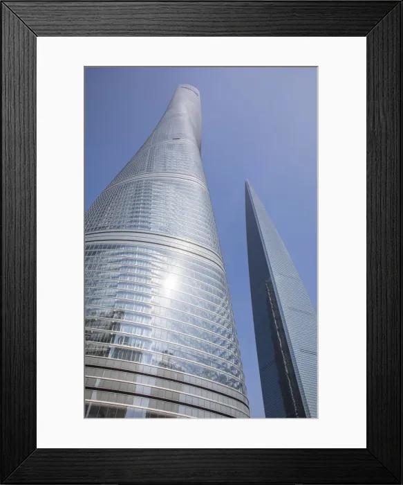 Framed Print : Shanghai World Financial Center, & Shanghai Tower, Lujiazui financial district, Pudong Framed Print : Shanghai World Financial Center, & Shanghai Tower, Lujiazui financial district, Pudong