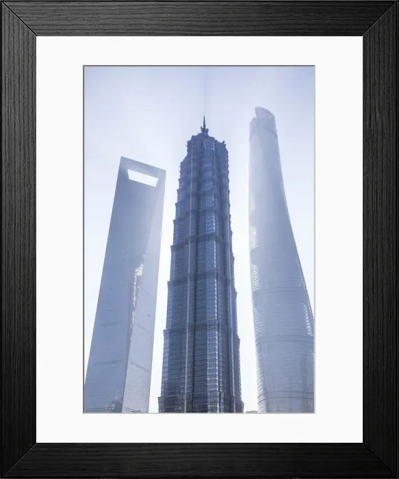 Framed Print : Jinmao Tower, Shanghai World Financial Center & Shanghai Tower, Pudong, Shanghai Tower Framed Print : Jinmao Tower, Shanghai World Financial Center & Shanghai Tower, Pudong, Shanghai Tower