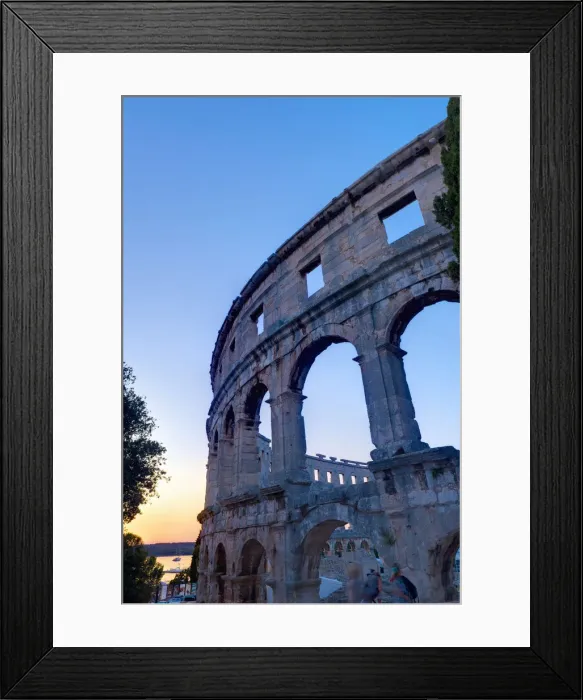 Framed Print : Croatia, Istria, Pula, Pula Arena, Roman Amphitheatre Framed Print : Croatia, Istria, Pula, Pula Arena, Roman Amphitheatre