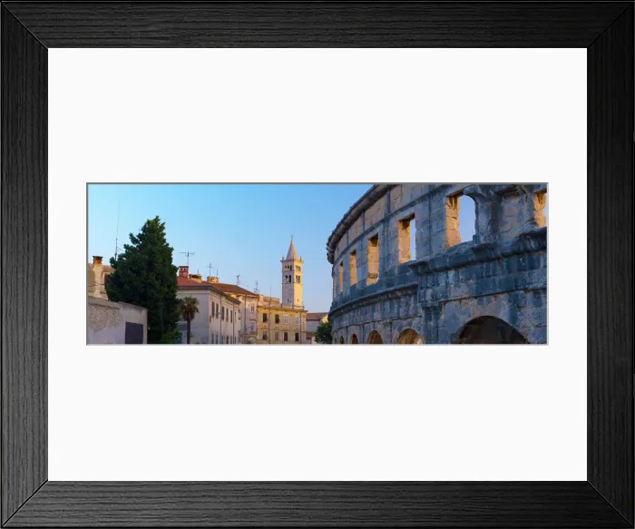 Framed Print : Croatia, Istria, Pula, Pula Arena, Roman Amphitheatre