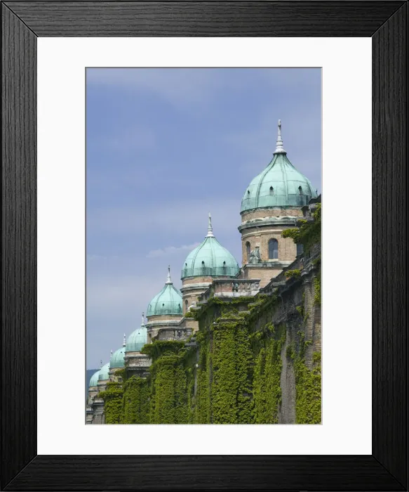 Framed Print : Croatia, Zagreb, Mirogoj Cemetery, Exterior Walls Framed Print : Croatia, Zagreb, Mirogoj Cemetery, Exterior Walls