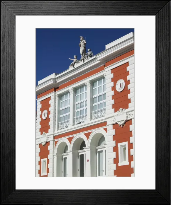 Framed Print : Croatia, Istria, Porec, Ornate waterfront building Framed Print : Croatia, Istria, Porec, Ornate waterfront building