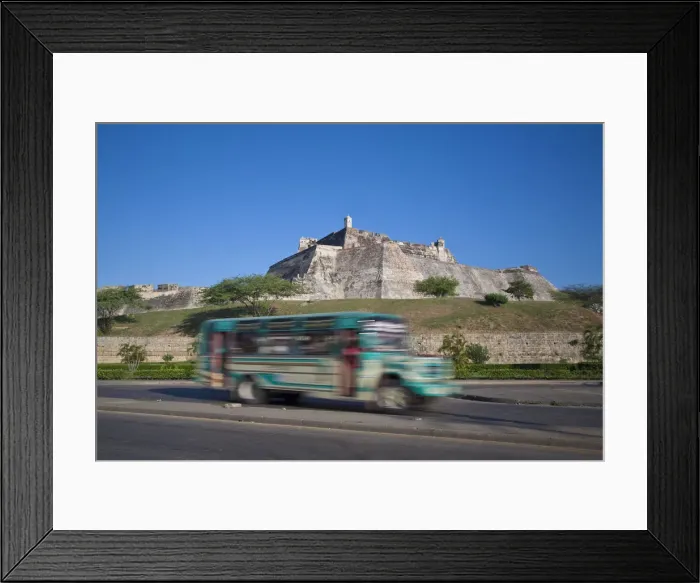 Framed Print : Colombia, Bolivar, Cartagena De Indias, San Felipe Castle Framed Print : Colombia, Bolivar, Cartagena De Indias, San Felipe Castle